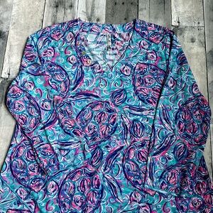 Lulu B top/ coverup, like new, size XS